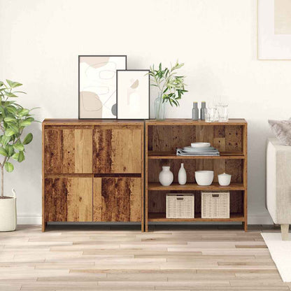 Credenza 2 pcs Legno vecchio 70 x 41 x 75 cm Legno multistrato