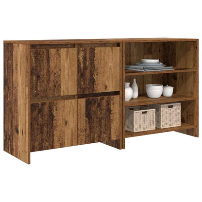 Credenza 2 pcs Legno vecchio 70 x 41 x 75 cm Legno multistrato