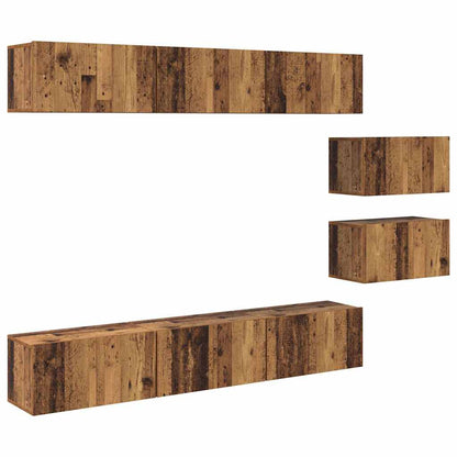 Set mobile TV Legno vecchio Legno multistrato