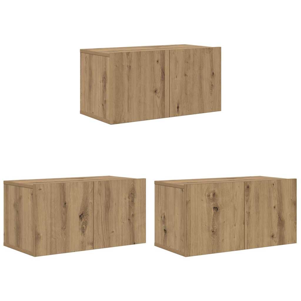 Set mobile TV Rovere artigianale Legno multistrato