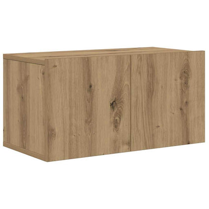 Set mobile TV 2 pcs Rovere artigianale Legno multistrato