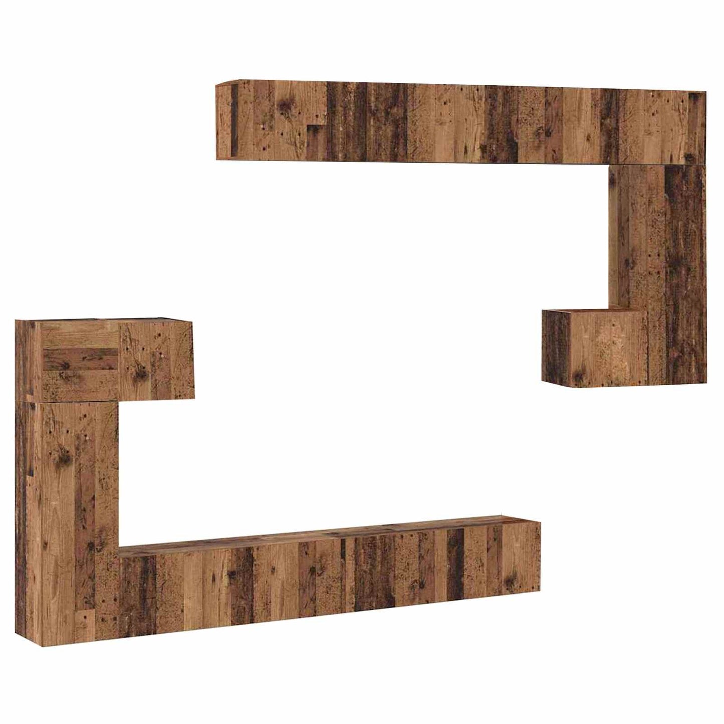 UnitÃ  TV 4 pcs Legno vecchio Legno multistrato