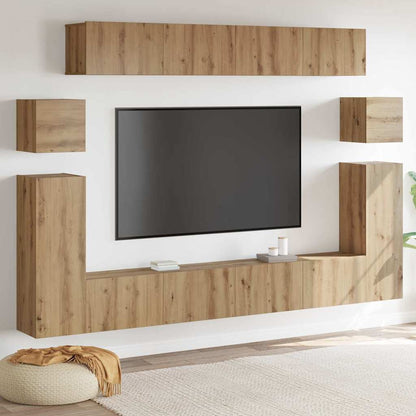 UnitÃƒÂ  TV 4 pcs Rovere artigianale Legno multistrato