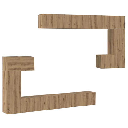 UnitÃƒÂ  TV 4 pcs Rovere artigianale Legno multistrato