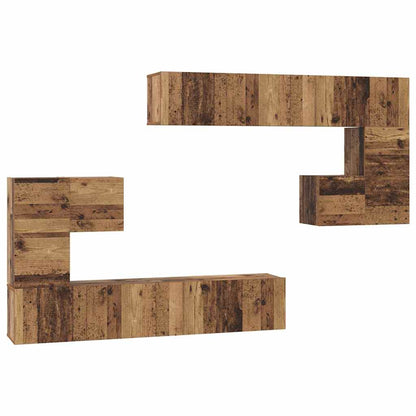 UnitÃ  TV 4 pcs Legno vecchio Legno multistrato