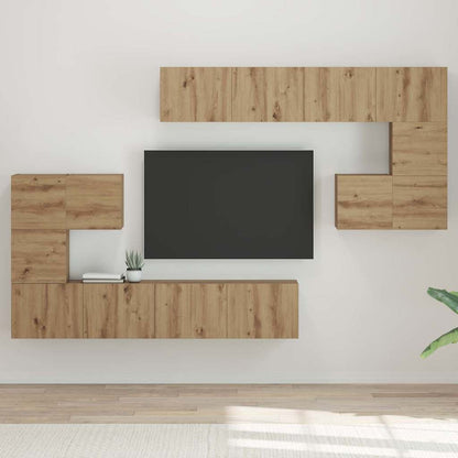 UnitÃƒÂ  TV 4 pcs Rovere artigianale Legno multistrato