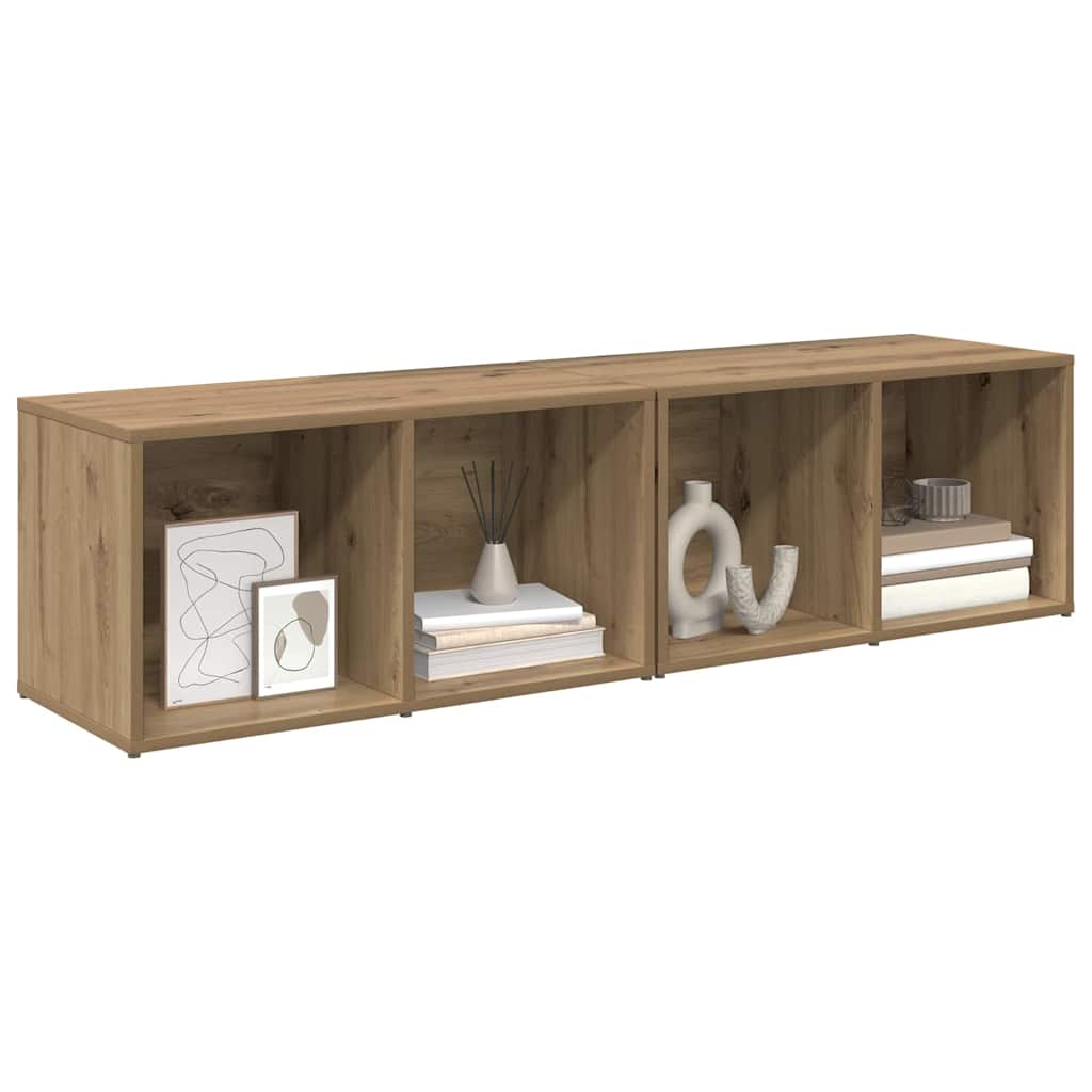 Set mobile TV 2 pcs Rovere artigianale 37 x 35 x 72 cm