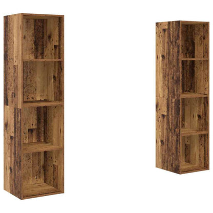 Set mobile TV 2 pcs Marrone 37 x 37 x 142,5 cm
