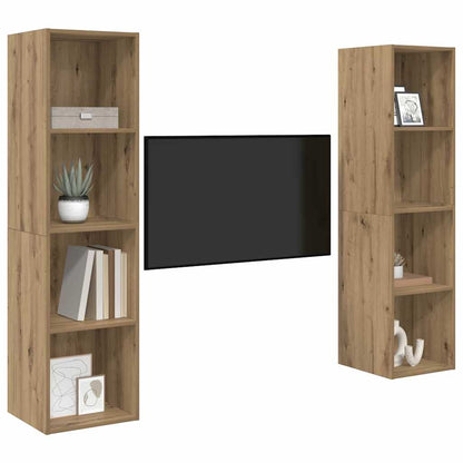 Set mobile TV 2 pcs Marrone 37 x 37 x 142,5 cm