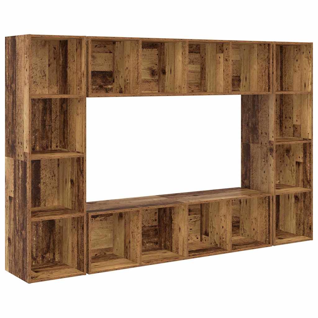 Set mobile TV 4 pcs Marrone 37 x 37 x 142,5 cm
