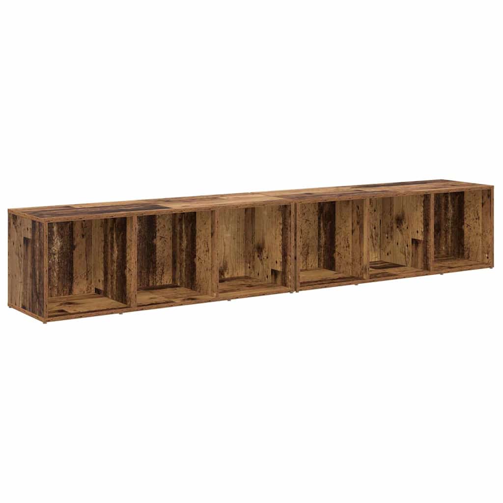 Set mobile TV 2 pcs Legno vecchio 37 x 35 x 107cm