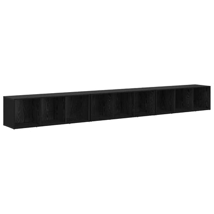 Set mobile TV 3 pcs Rovere Nero 37 x 35 x 107 cm