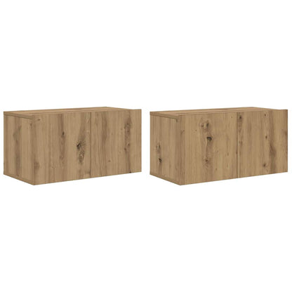 Set mobile TV 4 pcs Rovere artigianale 60 x 30 x 30 cm