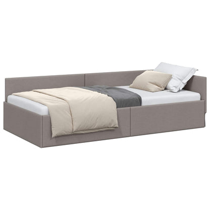 Cornice del letto ad angolo Talpa 90 cm x 200 cm Tessuto