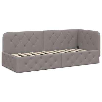 Cornice del letto ad angolo Talpa 80 x 200 cm Tessuto