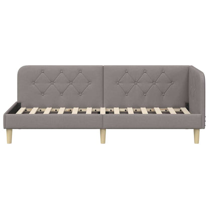 Cornice del letto ad angolo Talpa 80 x 200 cm Tessuto