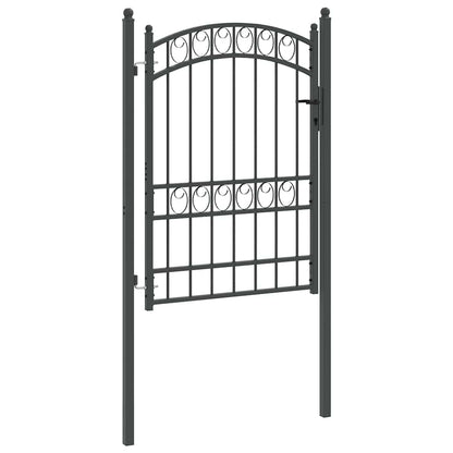Cancello per recinzione con blocco Grigio 170 x 100 cm