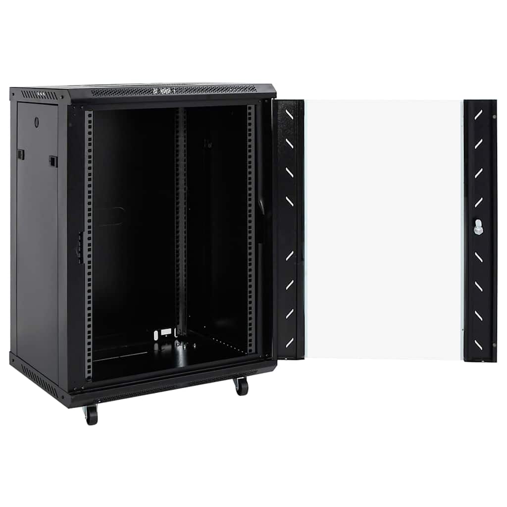 Armadietto di rete Nero 60 x 60 x 80 cm Acciaio