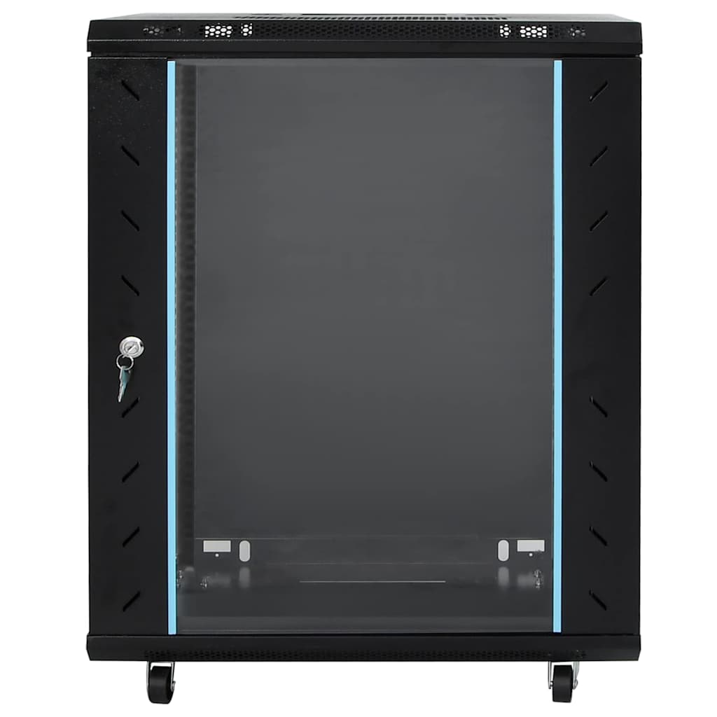 Armadietto di rete Nero 60 x 60 x 80 cm Acciaio