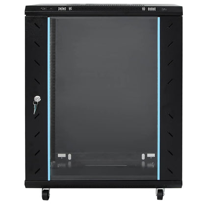 Armadietto di rete Nero 60 x 60 x 80 cm Acciaio