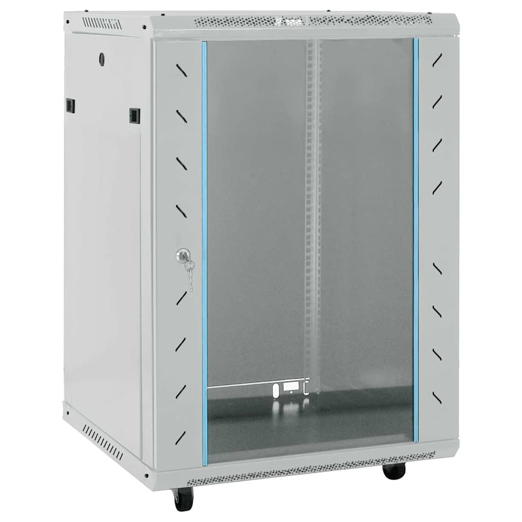 Armadietto di rete Grigio 60 x 60 x 80 cm Acciaio