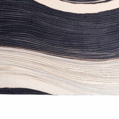 Tappeto da Cucina Nero 150 x 45 cm Velluto