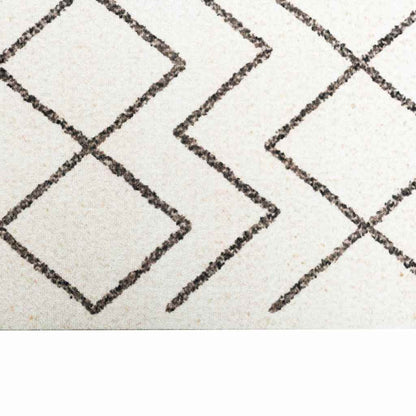 Tappeto da Cucina Bianco 150 x 45 cm Velluto