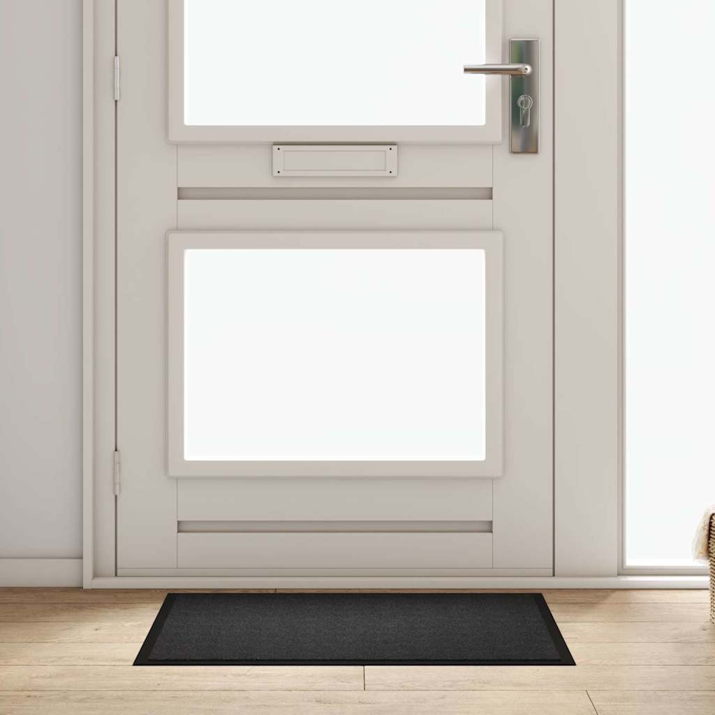 Tappetino Antracite 60 x 40 x 1.2 cm Tessuto Teddy