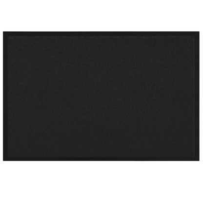 Tappetino Nero 60 x 40 x 1.2 cm Tessuto Teddy