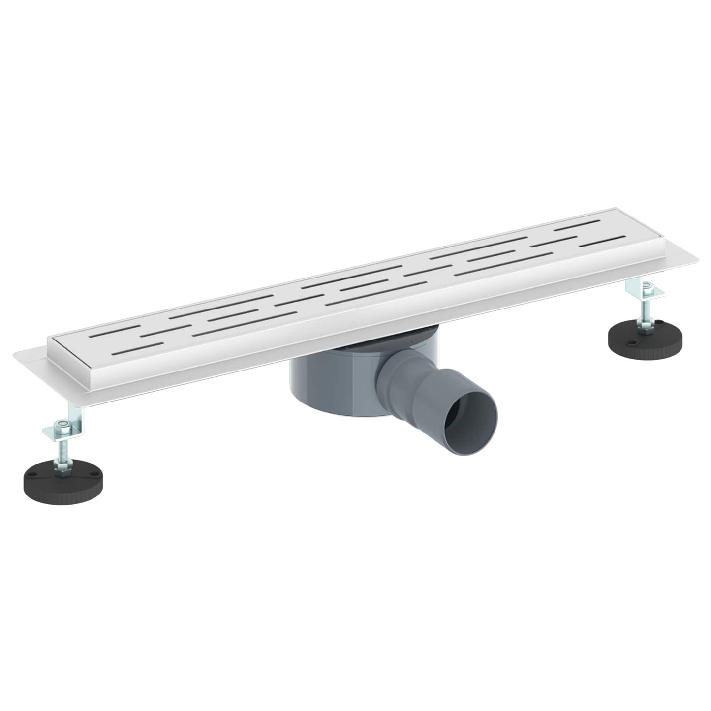 Scarico doccia con copertura in vetro e sifone a 360Â° 50 cm