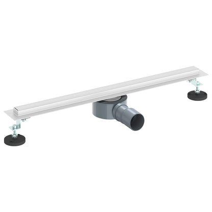 Scolascale per doccia a 360Ã‚Â° con modello slim Argento 60 cm