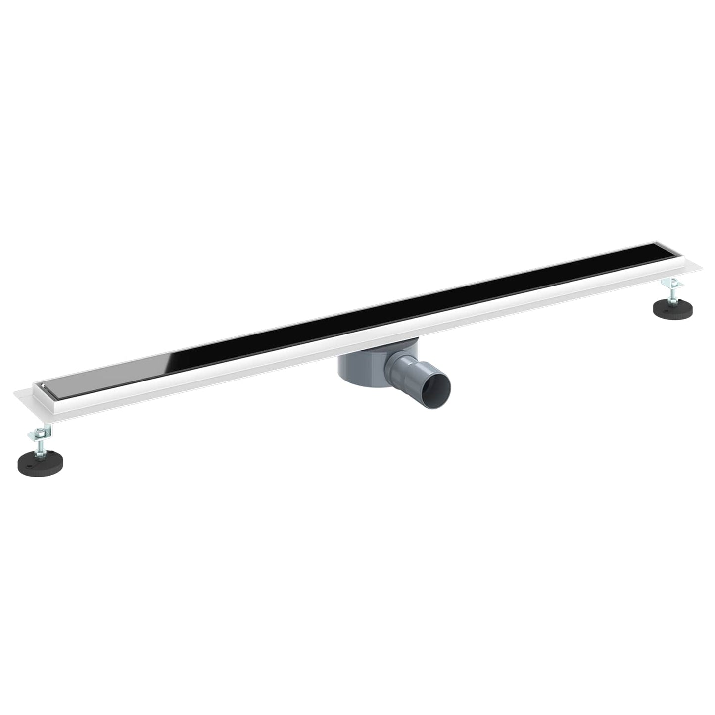 Scarico doccia con copertura in vetro e sifone a 360Â° 100 cm