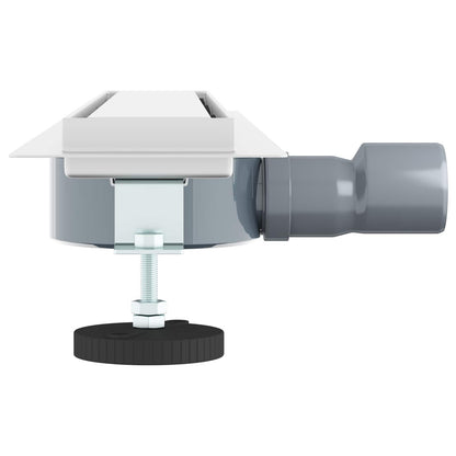 Scarico doccia 2-in-1 con sifone a 360Ã‚Â° Argento 60 cm