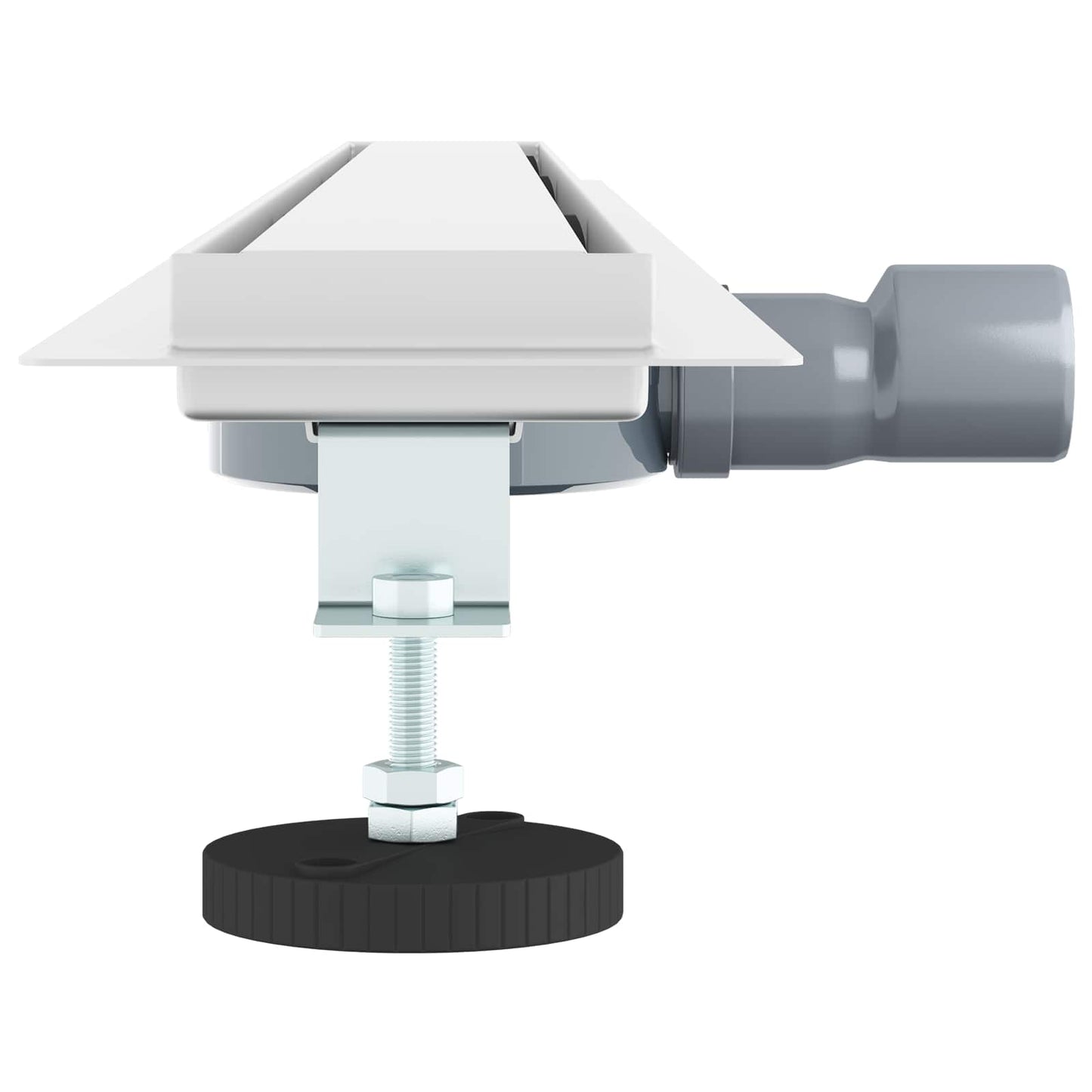 Scarico doccia 2-in-1 con sifone a 360Â° Argento 100 cm