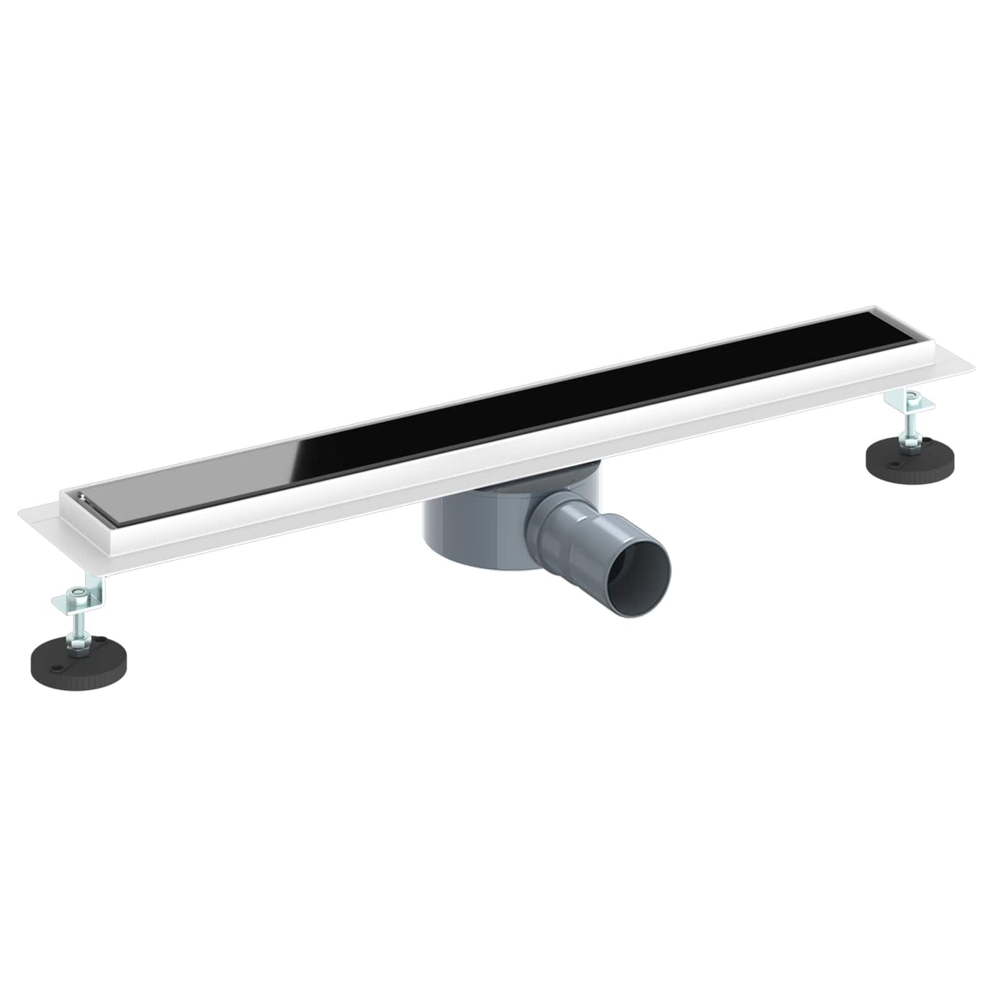 Scarico doccia con copertura in vetro e sifone a 360Â° 60 cm