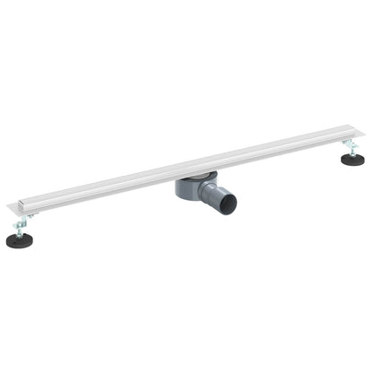 Scolascale per doccia a 360Â° con modello slim Argento 90 cm