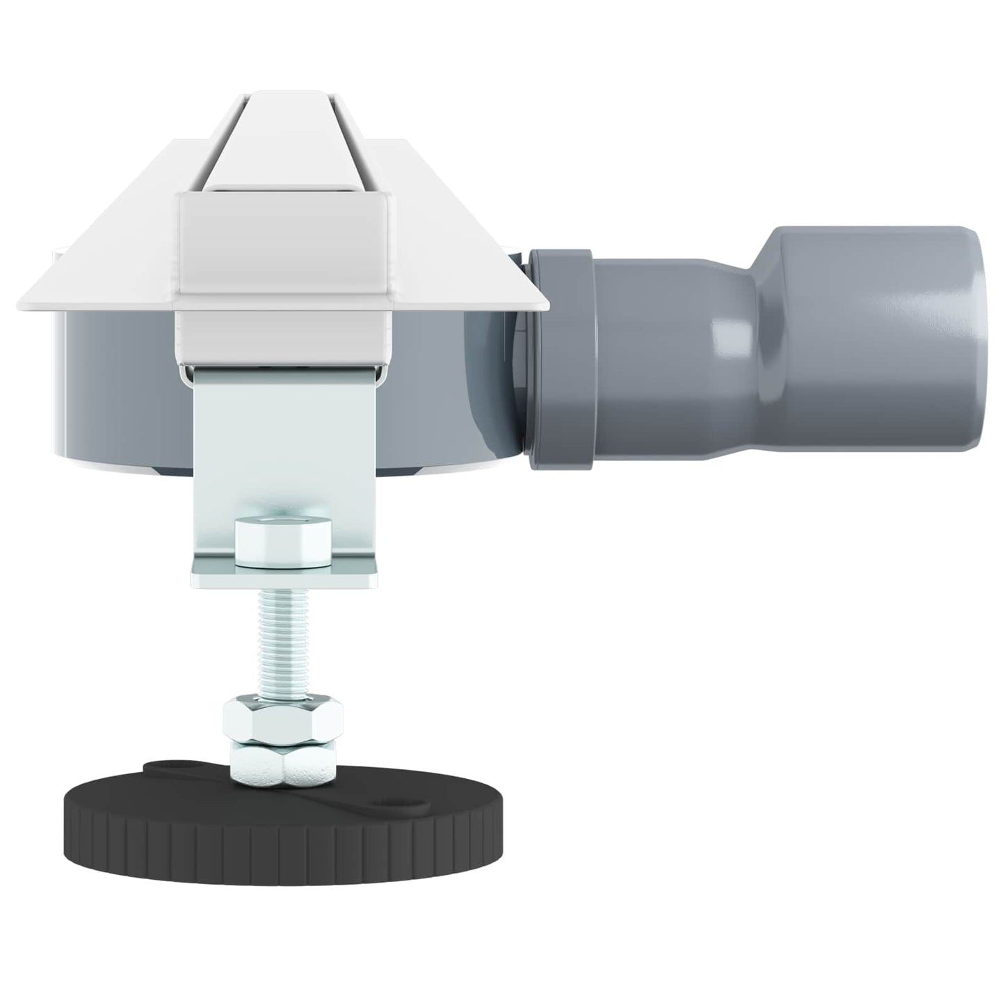 Scolascale per doccia a 360Â° con modello slim Argento 90 cm
