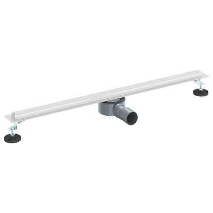 Scolascale per doccia a 360Â° con modello slim Argento 80 cm