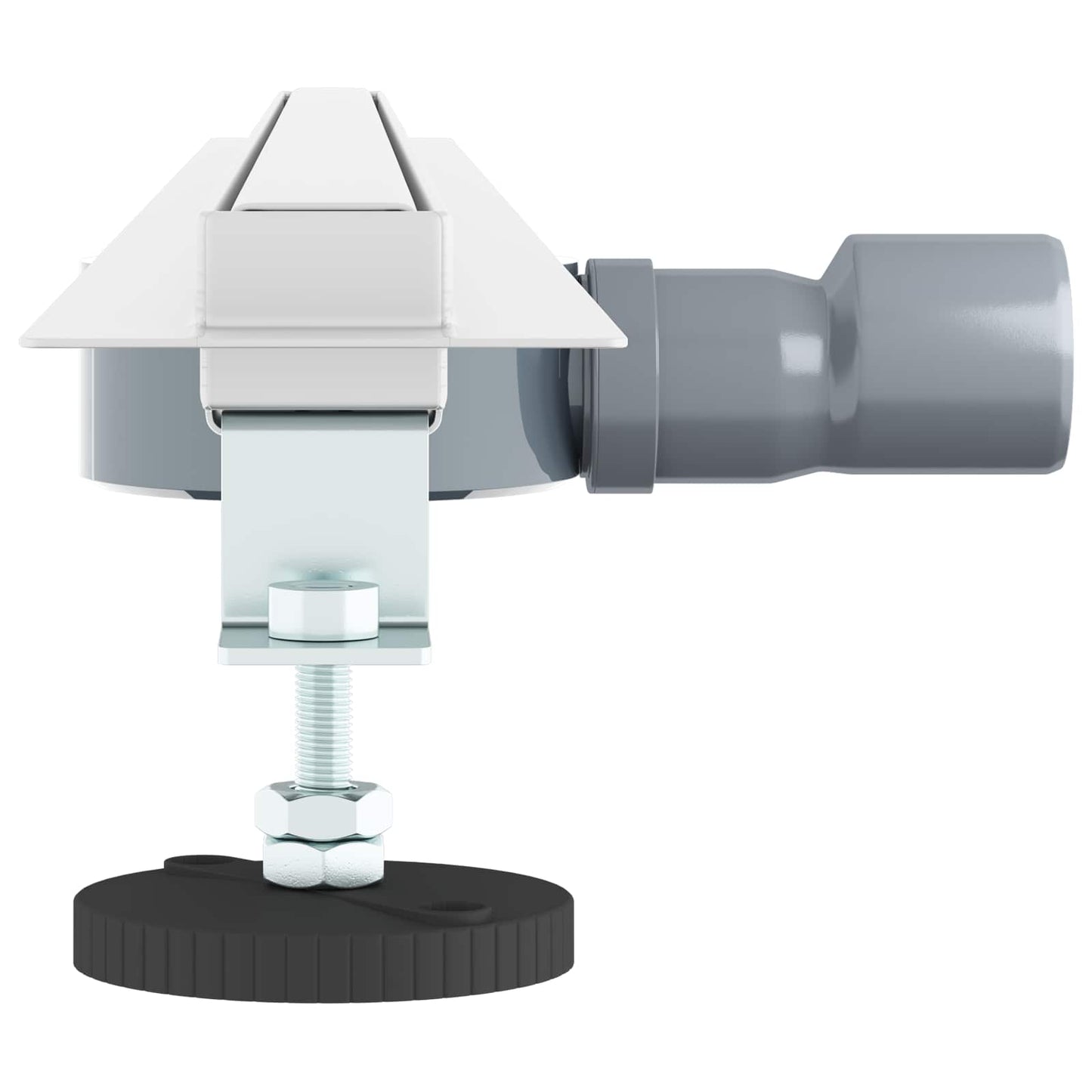 Scolascale per doccia a 360Â° con modello slim Argento 100 cm