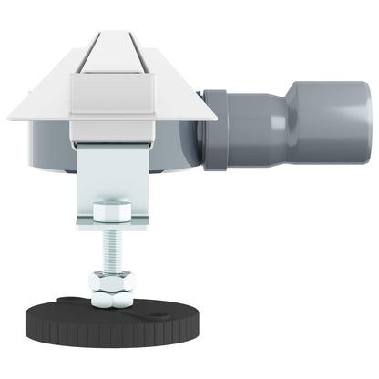 Scolascale per doccia a 360Â° con modello slim Argento 100 cm