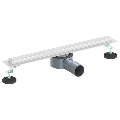 Scolascale per doccia a 360Â° con modello slim Argento 50 cm