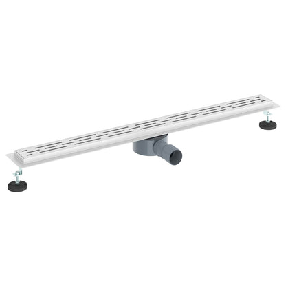 Scarico doccia con copertura in vetro e sifone a 360Â° 90 cm