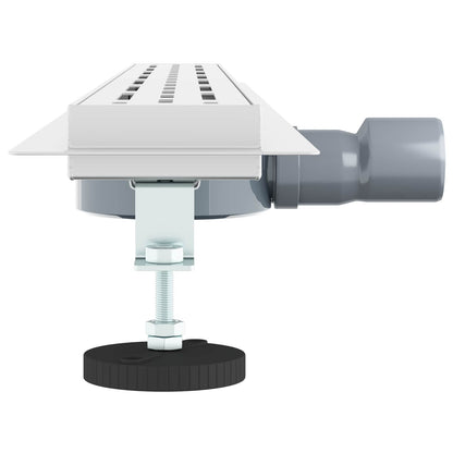 Scarico doccia con copertura in vetro e sifone a 360Â° 90 cm