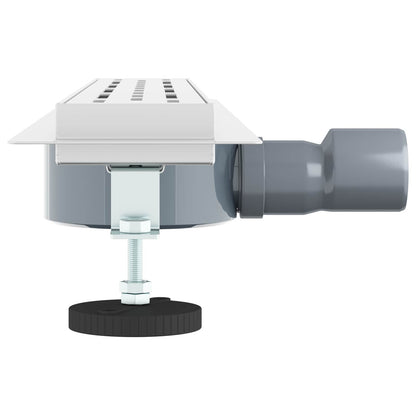 Scarico doccia con copertura in vetro e sifone a 360Â° 60 cm