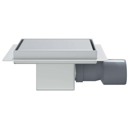 Drenaggio doccia 2 in 1 Argento 15 x 15 cm Acciaio Inox 304