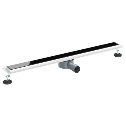 Scarico doccia con copertura in vetro e sifone a 360Â° 90 cm