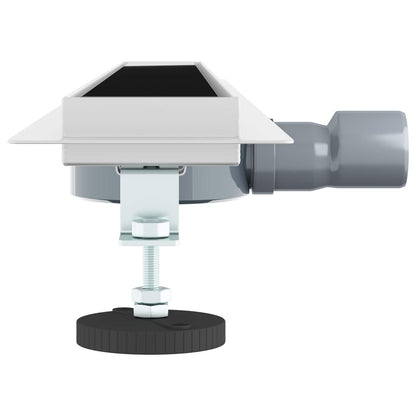 Scarico doccia con copertura in vetro e sifone a 360Â° 90 cm