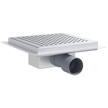 Scarico doccia a pois Argento 20 x 20 cm Acciaio Inox 304