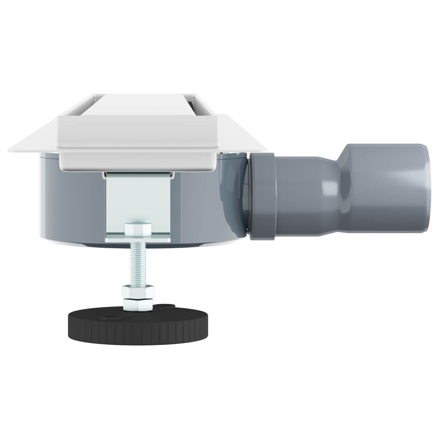 Scarico doccia 2-in-1 con sifone a 360Â° Argento