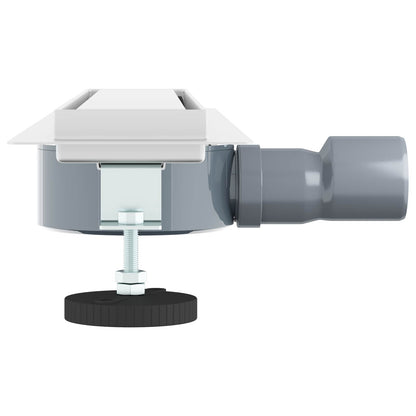 Scarico doccia 2-in-1 con sifone a 360Â° Argento